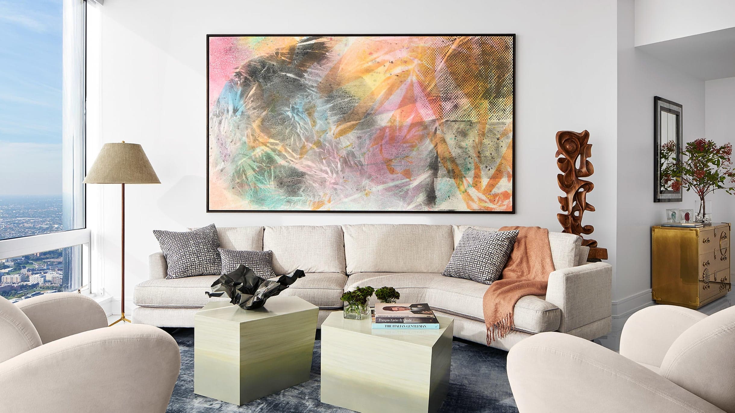 Business of Home article image of a Chicago living room by Peter Sandel
