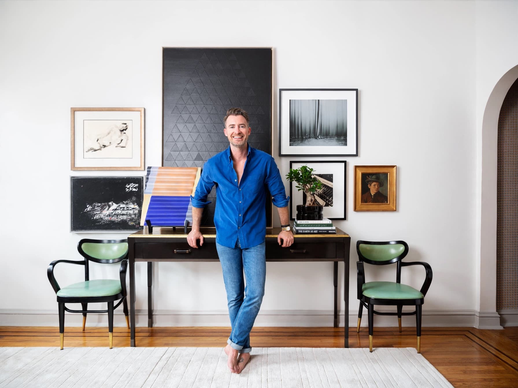 Portrait of Peter Sandel for his Design Perspectives podcast interview