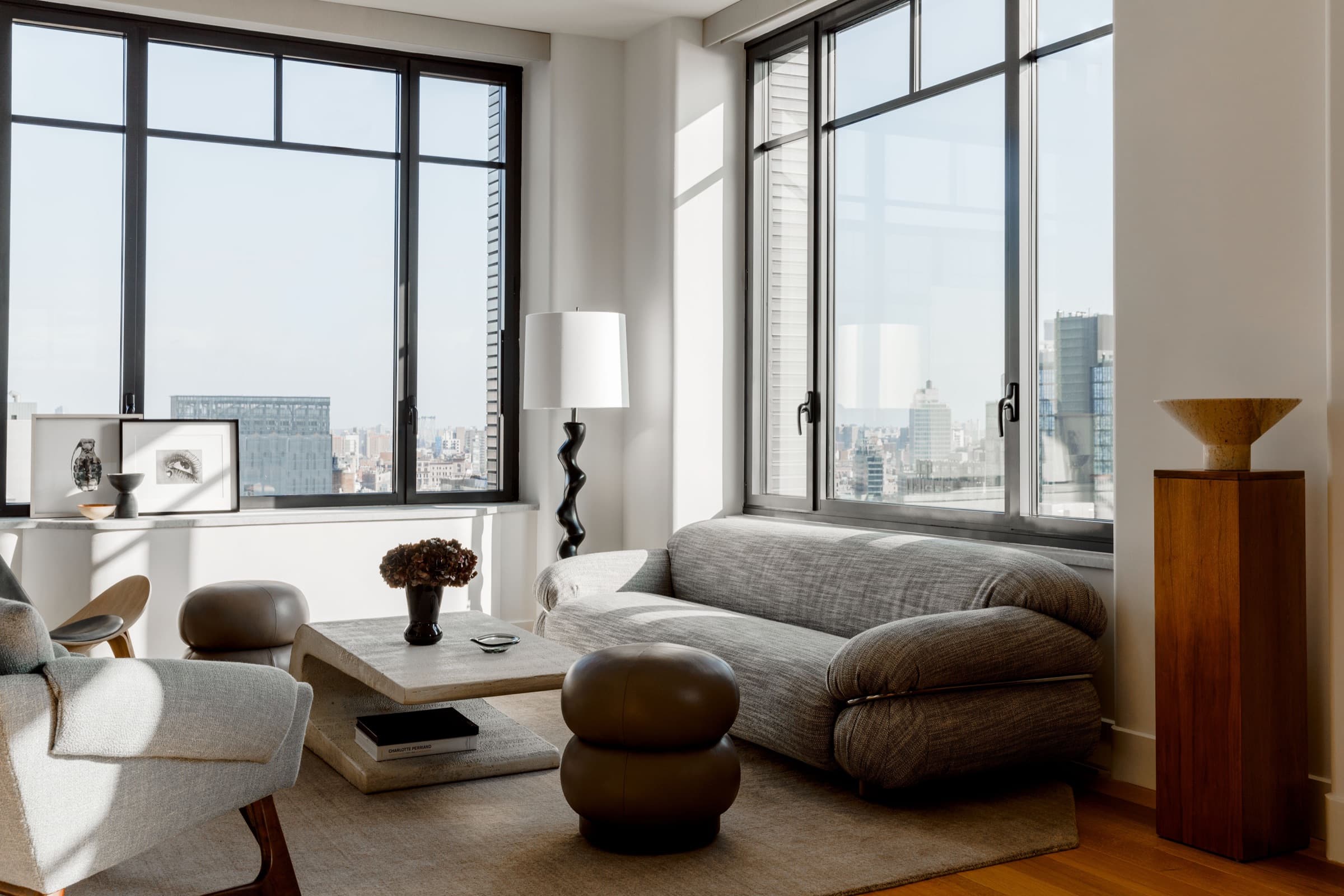 Dining balances collectible furniture with everyday clarity.