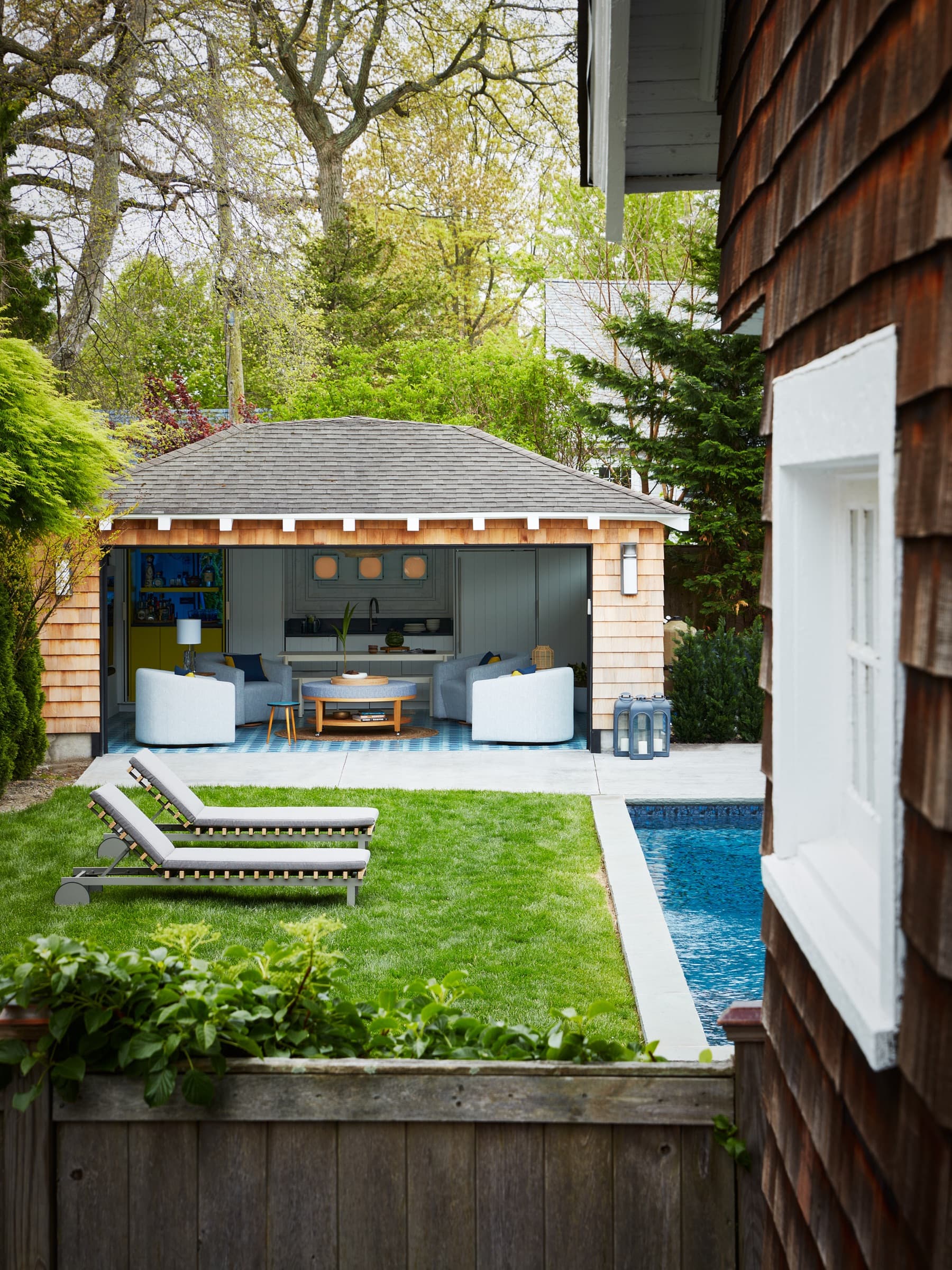 Asbury Park Pool House, Asbury Park, NJ — interior view 4 by Peter Sandel Design