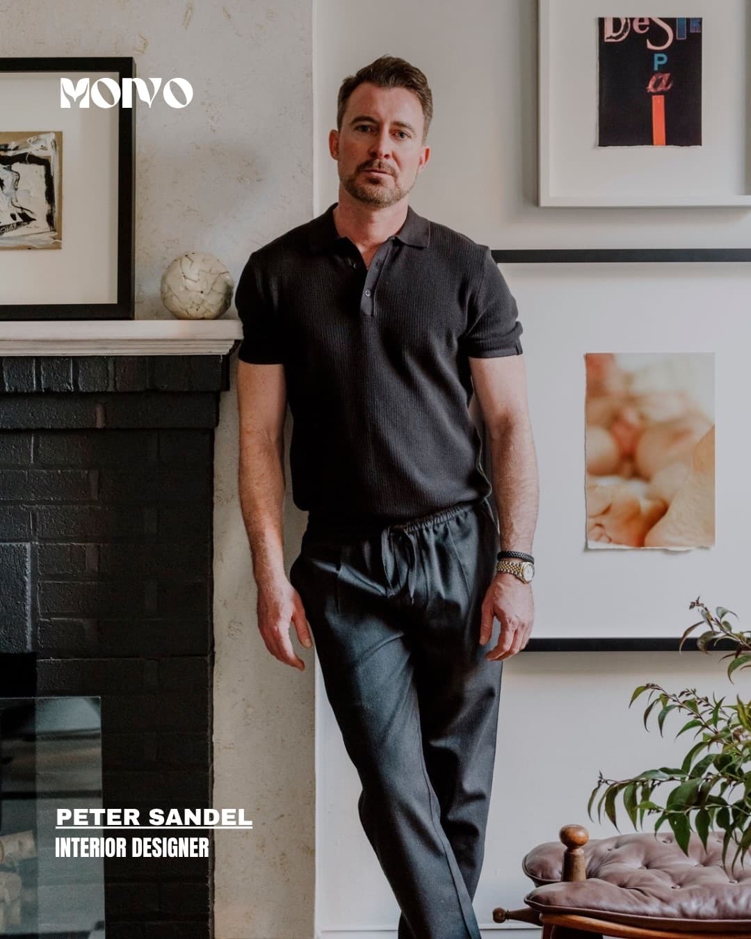 Peter Sandel, recognized by MOIVO Magazine among America's Top 50 Interior Designers for 2026